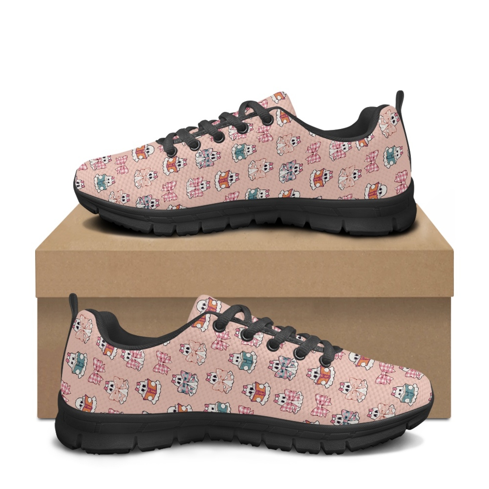 Coloranimal Ghost and Bow Prin - Shock Absorbing Gym Trainers 评论和价格
