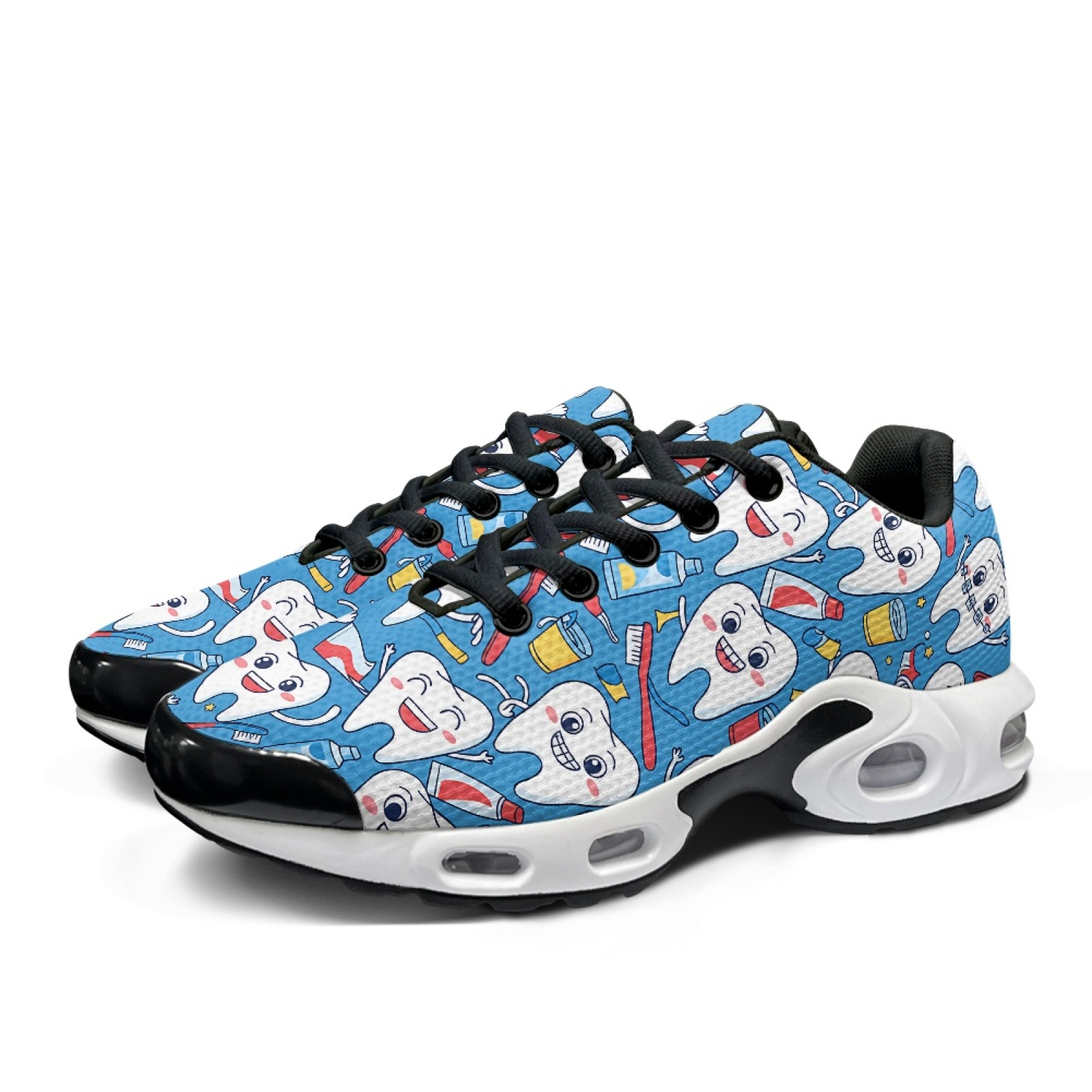 PENSTROLL Cute Cartoon Teeth A - Air Cushion Jogger Shoes Men 评论和价格