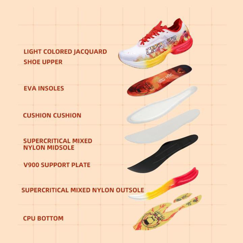 CIERSES NEZHA Marathon Men's R - Reflective Night Running Shoes 评论和价格